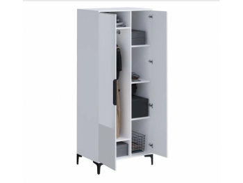 Шкаф 800 мм 2-створчатый Кимберли белый (Handis) в Среднеуральске - sredneuralsk.mebel-e96.ru