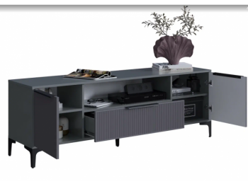 Тумба ТВ на 1650 Кимберли графит (Handis) в Среднеуральске - sredneuralsk.mebel-e96.ru