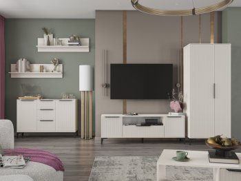 Стенка Кимберли кашемир, модульная (Handis) в Среднеуральске - sredneuralsk.mebel-e96.ru