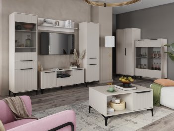 Стенка Кимберли кашемир, модульная (Handis) в Среднеуральске - sredneuralsk.mebel-e96.ru