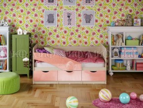 Кровать Бабочки (Розовый металлик) 1600 в Среднеуральске - sredneuralsk.mebel-e96.ru