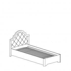 Кровать одинарная Флора 914 (Яна) в Среднеуральске - sredneuralsk.mebel-e96.ru