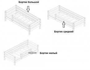 Кровать одноярусная Сонечка (800*1900) модульная в Среднеуральске - sredneuralsk.mebel-e96.ru