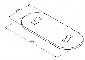 Кровать Соня-4 (700*1600) Дуб Сонома в Среднеуральске - sredneuralsk.mebel-e96.ru