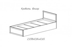 Кровать ЮНИОР (800х2000) (АстридМ) в Среднеуральске - sredneuralsk.mebel-e96.ru