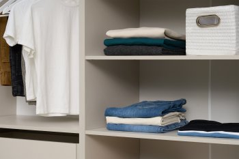 Гардеробная/шкаф 4000 мм Ларго №4 Кашемир (Миф) в Среднеуральске - sredneuralsk.mebel-e96.ru