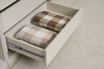 Гардеробная/шкаф 3200 мм Ларго №2 открытая Кашемир (Миф) в Среднеуральске - sredneuralsk.mebel-e96.ru