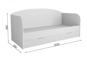 Набор детской мебели Лавис модульный белый софт (ДСВ) в Среднеуральске - sredneuralsk.mebel-e96.ru
