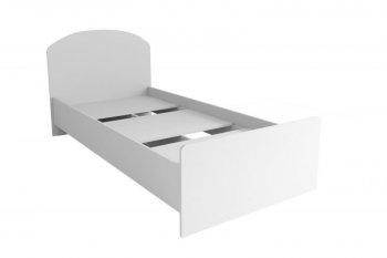 Кровать Лавис КРД 900.1 белый софт (ДСВ) в Среднеуральске - sredneuralsk.mebel-e96.ru