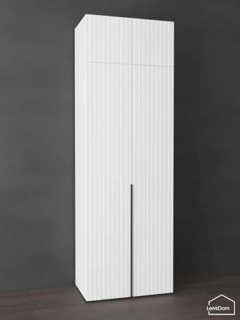 Шкаф с антресолью 800 мм Linnea MHR-2A-2 2450х800х510 (Белый-М 11.1.2) в Среднеуральске - sredneuralsk.mebel-e96.ru