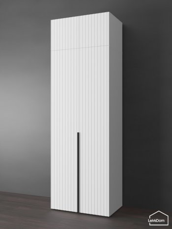 Шкаф с антресолью 800 мм Linnea MHR-2A-2 2450х800х510 (Белый-М 11.1.2) в Среднеуральске - sredneuralsk.mebel-e96.ru