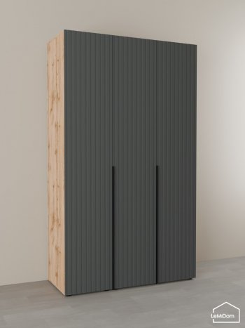 Шкаф с антресолью 1200 мм Linnea MHR-3A-2 2450х1200х510 (ДВ-М 11.1.25) в Среднеуральске - sredneuralsk.mebel-e96.ru