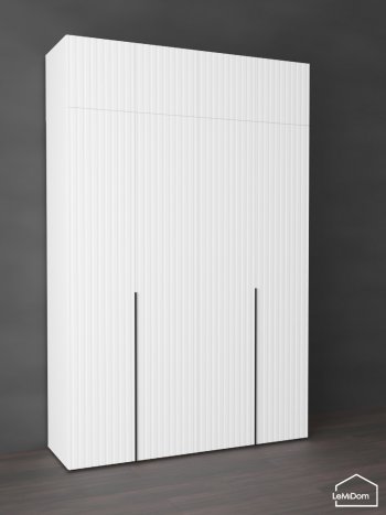 Шкаф с антресолью 1600 мм Linnea MHR-4A-1 2450х1600х510 (Белый-М 11.1.2) в Среднеуральске - sredneuralsk.mebel-e96.ru