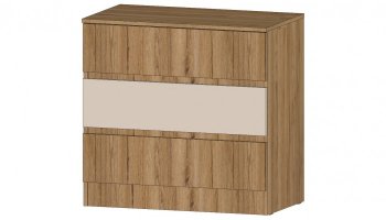 Комод 3 ящика Ленора вотан/Кашемир (Лин) в Среднеуральске - sredneuralsk.mebel-e96.ru