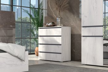 Комод Лиана графит (Зарон) в Среднеуральске - sredneuralsk.mebel-e96.ru | фото