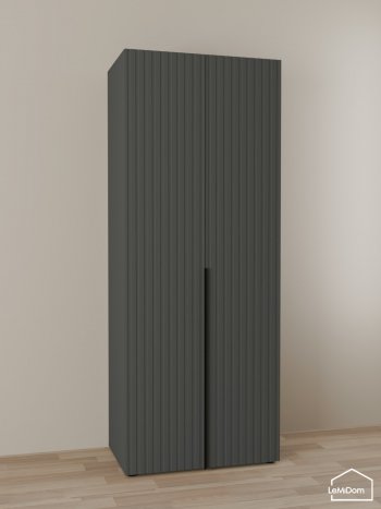 Шкаф Linnea MHR-2 2050х800х510 (Графит-М 11.1.25) в Среднеуральске - sredneuralsk.mebel-e96.ru
