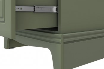 Комод 5 ящиков Лорето зеленый самшит (БМ) в Среднеуральске - sredneuralsk.mebel-e96.ru