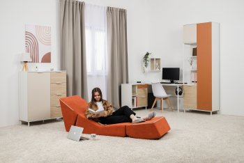 Кресло Марвэл террокотовая (Моби) в Среднеуральске - sredneuralsk.mebel-e96.ru