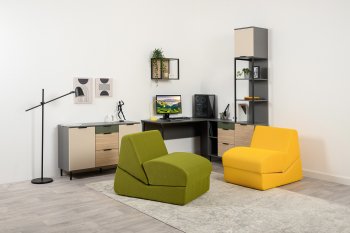 Кресло Марвэл серка желтая (Моби) в Среднеуральске - sredneuralsk.mebel-e96.ru