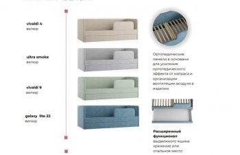 Кровать выкатная Молли-2 (Silva) в Среднеуральске - sredneuralsk.mebel-e96.ru