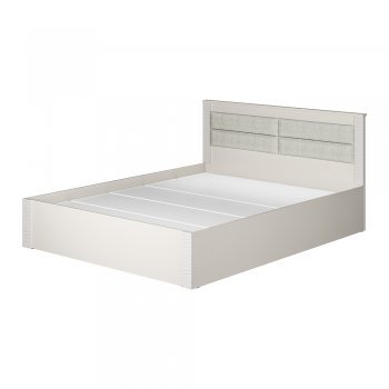 Кровать двуспальная Монако КР-16 кашемир (БТС) в Среднеуральске - sredneuralsk.mebel-e96.ru