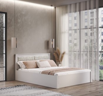 Кровать с подъемным механизмом Монако КР-16 Кашемир (БТС) в Среднеуральске - sredneuralsk.mebel-e96.ru