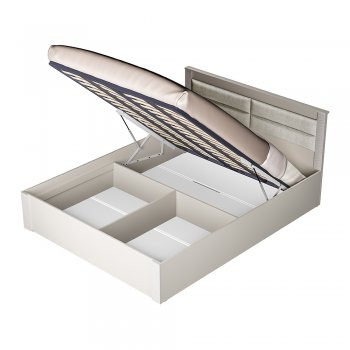 Кровать с подъемным механизмом Монако КР-16 Кашемир (БТС) в Среднеуральске - sredneuralsk.mebel-e96.ru