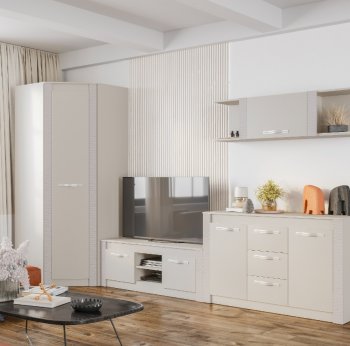 Стенка Монако Кашемир комп.2 (модульная) (БТС) в Среднеуральске - sredneuralsk.mebel-e96.ru