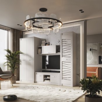 Стенка Монако Кашемир комп.3 (модульная) (БТС) в Среднеуральске - sredneuralsk.mebel-e96.ru