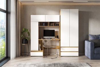 Стол компьютерный Некст-1 + Шкаф (СВ) в Среднеуральске - sredneuralsk.mebel-e96.ru