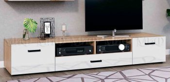 Тумба ТВ Нэнси NEW (2дв.+1ящ.) в Среднеуральске - sredneuralsk.mebel-e96.ru