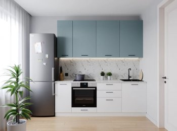 Кухонный гарнитур Ниагара 2200 мм МДФ/ЛДСП (Санвут) в Среднеуральске - sredneuralsk.mebel-e96.ru