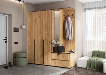 Прихожая Норд+Шкаф 1200, крафт (Миф) в Среднеуральске - sredneuralsk.mebel-e96.ru