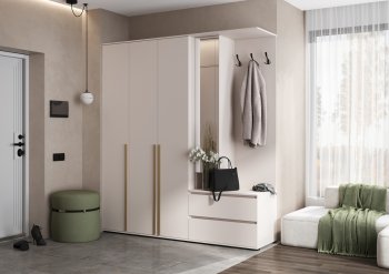 Прихожая Норд+Шкаф 1200, кашемир (Миф) в Среднеуральске - sredneuralsk.mebel-e96.ru