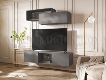 Стенка Норд-1 графит (Миф) в Среднеуральске - sredneuralsk.mebel-e96.ru