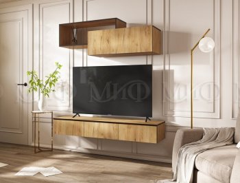 Стенка Норд-2 дуб крафт (Миф) в Среднеуральске - sredneuralsk.mebel-e96.ru