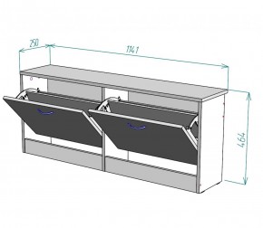 Обувница W19 (ДСС) в Среднеуральске - sredneuralsk.mebel-e96.ru