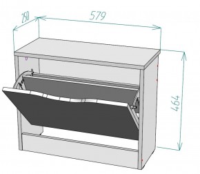 Обувница W2 (ДСС) в Среднеуральске - sredneuralsk.mebel-e96.ru