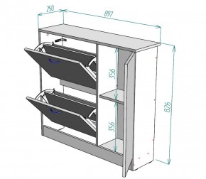 Обувница W31 (ЯАС) в Среднеуральске - sredneuralsk.mebel-e96.ru