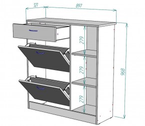 Обувница W33 (ДСС) в Среднеуральске - sredneuralsk.mebel-e96.ru