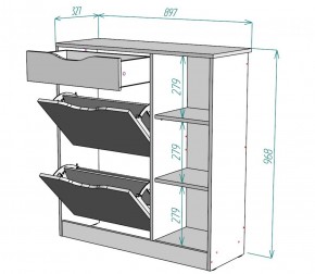 Обувница W34 (ДВ) в Среднеуральске - sredneuralsk.mebel-e96.ru