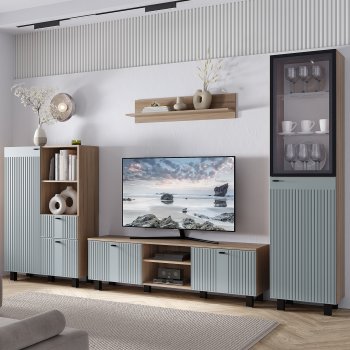 Тумба под ТВ Олива ТБ-09 шарли бриз (БТС) в Среднеуральске - sredneuralsk.mebel-e96.ru