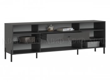 Тумба ТВ Оливия графит (Миф) в Среднеуральске - sredneuralsk.mebel-e96.ru