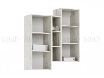 Стенка Оскар крафт белый/графит (Миф) в Среднеуральске - sredneuralsk.mebel-e96.ru