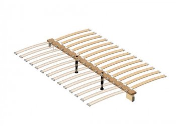 Кровать из массива Грация-1 Льняной (БМ) в Среднеуральске - sredneuralsk.mebel-e96.ru