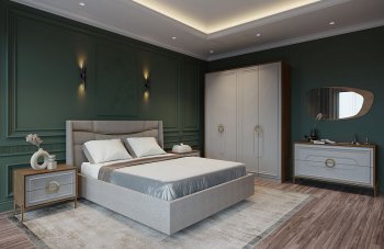 Спальный гарнитур Палермо модульный (СБК) в Среднеуральске - sredneuralsk.mebel-e96.ru