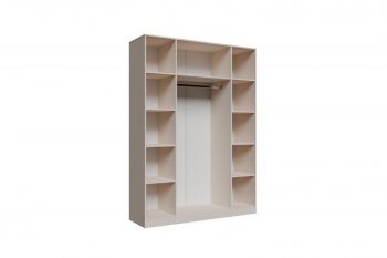 Шкаф 1600 мм Пальма, Сатин (ДСВ) в Среднеуральске - sredneuralsk.mebel-e96.ru