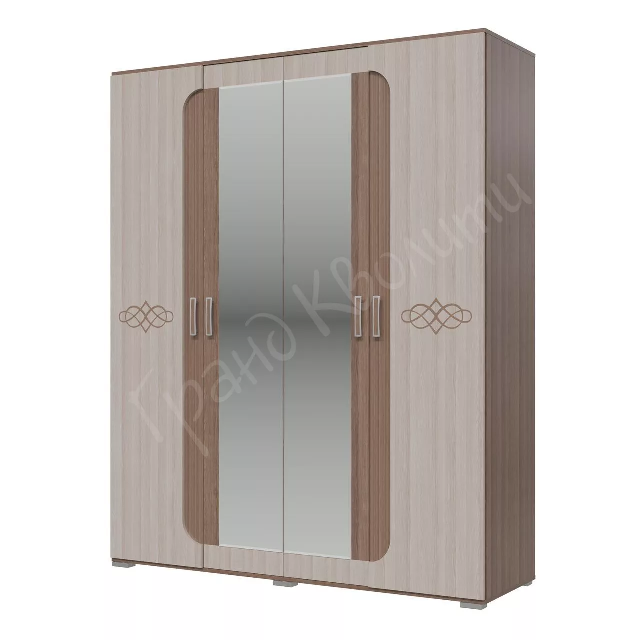 Шкаф 4-х дверный 1800 Пальмира(ГК) в Среднеуральске - sredneuralsk.mebel-e96.ru