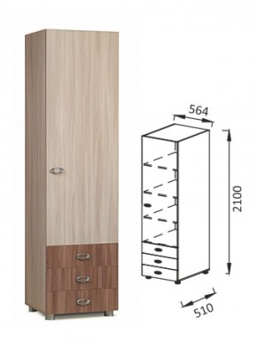 ПМ-12 шкаф для детских вещей Юниор-6 в Среднеуральске - sredneuralsk.mebel-e96.ru