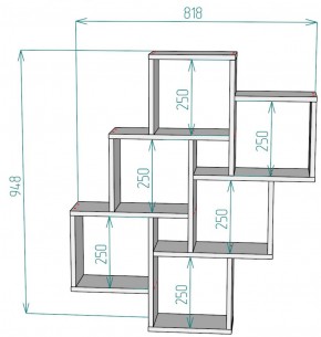 Полка S13 (ДВ) в Среднеуральске - sredneuralsk.mebel-e96.ru